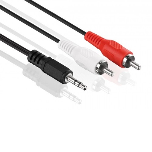 Audio kabel 5mm klinke - 3,5mm, auf