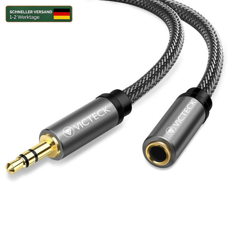 Klinke verlängerung nylon - klinke, 5m