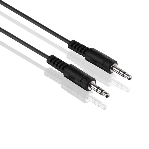 Klinke audio kabel 3 - kabel, 2x