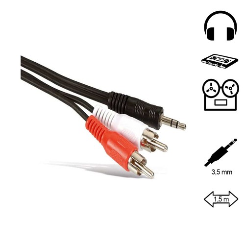 Klinke cinch kabel aux - cinch,