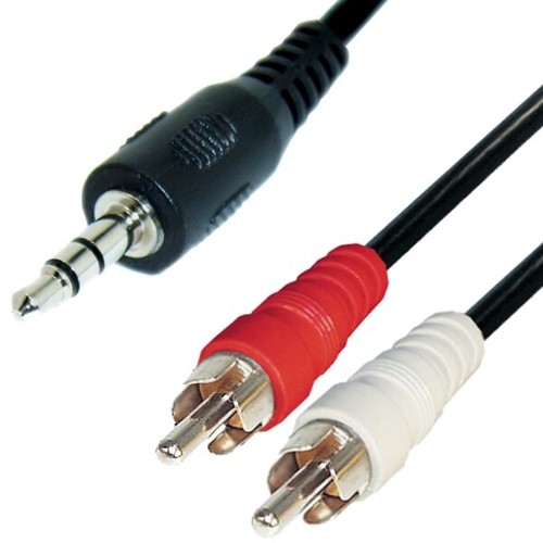 Audio kabel 5mm - kabel, 2,5m